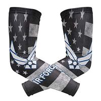 US Air Force USAF 1 Pair UV Protection Cooling Long Sports Arm Sleeve