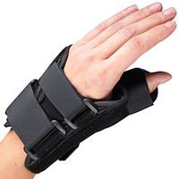 OTC Wrist-Thumb Splint, 6-Inch Petite or Youth Size, Lightweight Breathable, Small (Left Hand)