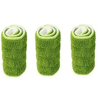 GBSELL 3pcs Replacement Microfiber Washable Spray Household Mop Head Cleaning Pad (Green)
