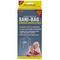 Cleanwaste Sani Bag-Plus Commode Liners-50 Bulk Pack (H651S50)