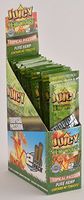 50 Wraps Display of Natural Juicy Jays Hemp Wraps Tropical Passion Flavor + XL Beamer Doob Tube Pure Hemp Non Tobacco 25 Packs of 2+ Beamer Smoke Sticker Maker of Juicy Jays Rolling Paper