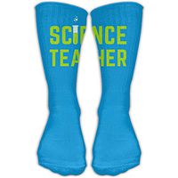 Funny Chemistry Science Teacher Adults Personalized Socks Sport Athletic Cotton 30cm Crew Socks For Men Women