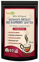Red Raspberry Leaf Tea, Fertility Tea with Rasberry Leaf for Women to get Pregnant Fast, induce Labor and aid Uterus Health - Caffeine Free - 30 Tea Bags | Made in USA