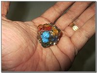 New Orgone Pyramid Cube 54 Crystal Hexahedron Sacred Geometry Manifestation Healing Top Grade A+ Reiki Energy Cleansing IMAGE IS JUST A REFERENCE.