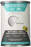Designer Protein Designer Whey - Plain & Simple, 12 oz (340g) - (2 Pack) by Designer Protein