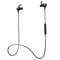 RAPOO Bluetooth Headphones, Sweatproof Wireless Earbuds Sport, Noise Cancelling Earphones with mic Ergonomic fit for Men & Women-Black