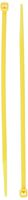 C2G 43209 6 Inch Nylon Cable Ties Multipack (100 Pack) TAA Compliant, Yellow