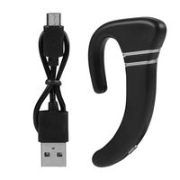 Yosooo Bluetooth Headphone, Mini Wireless Bone Conduction Bluetooth Ear Hook Headset Stereo Earphone