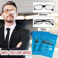 Iulove Anti-Fog Glasses Cloth Lens,Anti-Fog Lens Cloth,Without Traces Glasses Cloth Lens Anti-Fog Cloth,Wet Paper Towels,Soft Skin-Friendly Paper Towelsflushable Wipes for Adults (1pc)