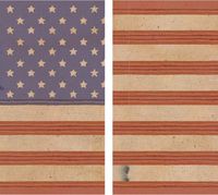 HomArt Large Decorative American Flag Old Glory Matches