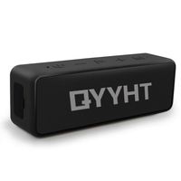 Bluetooth Portable Speaker 5.0 with 20W Bass Sound 24-Hour Playtime, QYYHT Anti-Fall Dustproof IPX7 Waterproof Wireless Speaker with Loud Stereo Sound, Rich Bass for iPhone/iPad/Tablet/Laptop/Echo dot