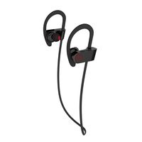 Bluetooth Headphones, Asunflower Wireless Headset Sweatproof Earphones with Built-in Microphone Noise Reduction Earbuds for Gym Running Sports 4.1 Bluetooth Headphone 8 Hours Play Time ( Black )