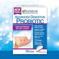Trunature Advanced Digestive Probiotic (100 Capsules) 100Count