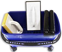 ToolUSA 19-Inch Long Cleaning Rolling Bucket & Accessories: G-02047