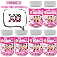 6X Supreme Gluta White 1500000 Mg. Grape Seed Extract, Co-Enzyme Q10 (1 Bottle =30 Softgels)