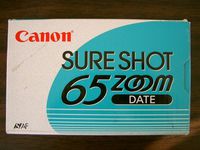 Canon Sure Shot 65 Zoom Date 35mm Film Camera