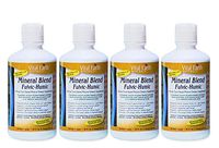 Mineral Blend Fulvic- Humic 32 Fl Oz ( 4 Pack ) Liquid Ionic Trace Mineral Supplement by Vital Earth Minerals
