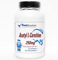 Acetyl L-Carnitine 250mg // 100 Capsules // Pure // by PureControl Supplements