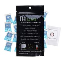 IHUMI Cigar Humidifier,62% RH Humidity Packs,2-Way Humidity Control for Herb Flower Packs,Natural Plant Fiber and Polymer Materials Based,Bio-degradable and Leak Free,1.5 Gram,20 Pack