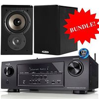 Denon AVR-S710W Bundle 7.2 Channel Full 4K Ultra HD A/V Receiver with Bluetooth and Wi-Fi + Polk Audio TSi100 Bookshelf Speakers (Pair)