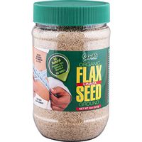 Sanar Naturals Organic Ground Flaxseed, 8 Ounce - Semilla de Lino, Linaza, Great Source of Omega 3,6,9, Dietary Fibers, Lignans, and Protein