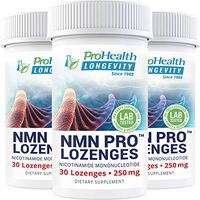 ProHealth NMN Pro 3-Pack (250 mg, 30 lozenges) Nicotinamide Mononucleotide | NAD+ Precursor | Supports Anti-Aging, Longevity and Energy | Non-GMO