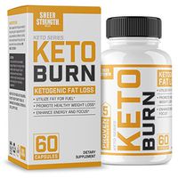 Extra Strength Ketogenic Fat Burner and Nootropic Supplement - Supports Healthy Weight Loss, Mental Focus & Clarity - L Theanine, Bacopa Monnieri & More - 60 Ct. - Sheer Strength Labs
