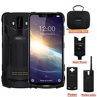 DOOGEE S90 Pro-Versatile Android 9.0 Rugged Smartphone, Helio P70 Octa Core 6GB 128GB, 6.18-inch FHD Screen, IP68 // IP69K Waterproof/Shockproof, 16MP 8MP AI Camera, 5080mAh, NFC (S90 Pro Module)