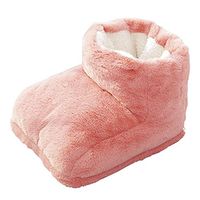 Pannow Electric Foot Warmer, Soft Flannel-Lined Fast-Heating Electric Boots for Bed Office Home