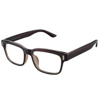 Cyxus Blue Light Blocking Computer Glasses for Anti Eye Strain UV Transparent Lens Black Frame Reading Glass Unisex (Men/Women) (8084T29,Tea Brown)
