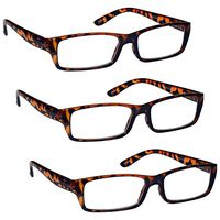 The Reading Glasses Company Brown Tortoiseshell Lightweight Readers Value 3 Pack Womens Ladies RRR16-2 +2.50