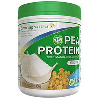 Growing Naturals | Plant Based Protein, Gold Standard Raw Pea Protein Powder | Original | Non-GMO, Vegan, Gluten-Free, Keto Friendly, Shelf-Stable | 1LB
