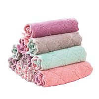 Cotton Terry Kitchen Dishcloth Absorbent Kitchen Wash Cloth for Washing Dishes Cleaning Cloth Microfiber Cleaning Cloth10-Pack