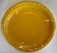 Yellow Luncheon Paper Plates 20ct