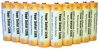 10-Pack NiMH AA 400mAh 1.2Volt Rechargeable Batteries