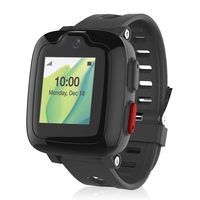 Oaxis myFirst Kids Smart Watch Phone - Ultimate 3G Smartwatch with GPS Tracker Touchscreen Camera Touch SOS Remote Alarm Fitness Trackers Waterproof Cell Phone Watches for Girls Boys (Black)