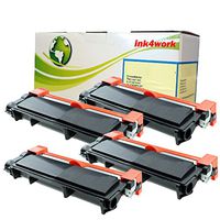 INK4WORK Compatible Toner Cartridge Replacement for Brother TN660 TN-660 to use with HL-L2320D HL-L2340DW HL-L2360DW HL-L2380DW MFC-L2700DW MFC-L2720DW MFC-L2740DW DCP-L2520DW (Black, 4-Pack)