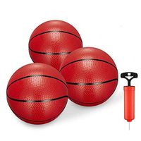 BESTTY Toddler/Kids Replacement Mini Toy Basketball Rubber Basketball for Kids,Teenager6.29 Basketballs (3PCS with Pump)