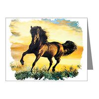 Note Card Horse at Sunset