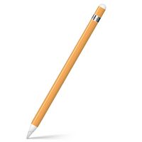 igsticker Ultra Thin Protective Body Stickers Skins Universal Decal Cover for Apple Pencil 1st Generation (Apple Pencil Not Included) 012235 Orange　Monochromatic　Simple
