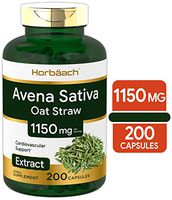 Avena Sativa Extract 1150 mg | 200 Capsules | Oatstraw Extract | Non-GMO, Gluten Free | by Horbaach