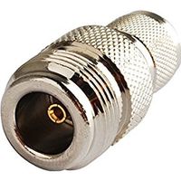 N Jack with Female Basket in to Mini UHF Plug with Male Center Pin in Adapter High Quality Ships From USA