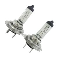 Ecosin 12V Xenon Bright H7 55W 6000K Gas Halogen Headlight The Car Light Lamp Bulb 2pcs