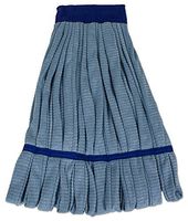 Cleanaide Microfiber Tube Mop Head | Industrial 400Grams | Super Absorbent Looped Ends | Blue