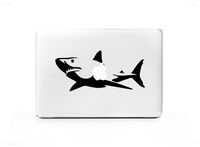 Long Great White Shark Body Simple Sticker Decal For MacBook Pro