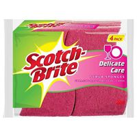 Scotch-Brite153; Delicate Care Cleaning Sponges - 4pk Blue