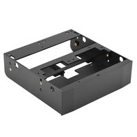 Diyeeni 5.25" to 2.5" / 3.5" Floppy-Drive Bracket with Screw Pack,Multifunctional Combination Floppy-Drive Adapter Bracket Compatible with Standard 5.25" Bay of PC