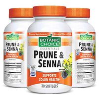 Botanic Choice Prune and Senna - Adult Daily Supplement - Delivers Nutrients and Natural Fiber Supports Proper Digestive Function Promotes Colon and Gastrointestinal Health