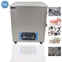 TDRFORCE Professional Ultrasonic Cleaner with Time/Temp/Power/Freq adjustable LED Display, Super Large 16Liter Capacity, Best for Carburetor Parts, Machine Nozzles, Engine Parts,Electronics Components
