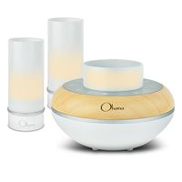 Bem Ohana Twilight Kit, 3 Piece Water Resistant Bluetooth Speaker with Built-in LED Candle Light